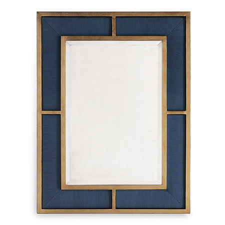 Bedford Gold Mirror Breeze Blue