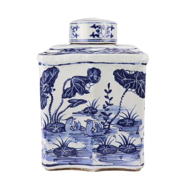 Lotus Tea Jar