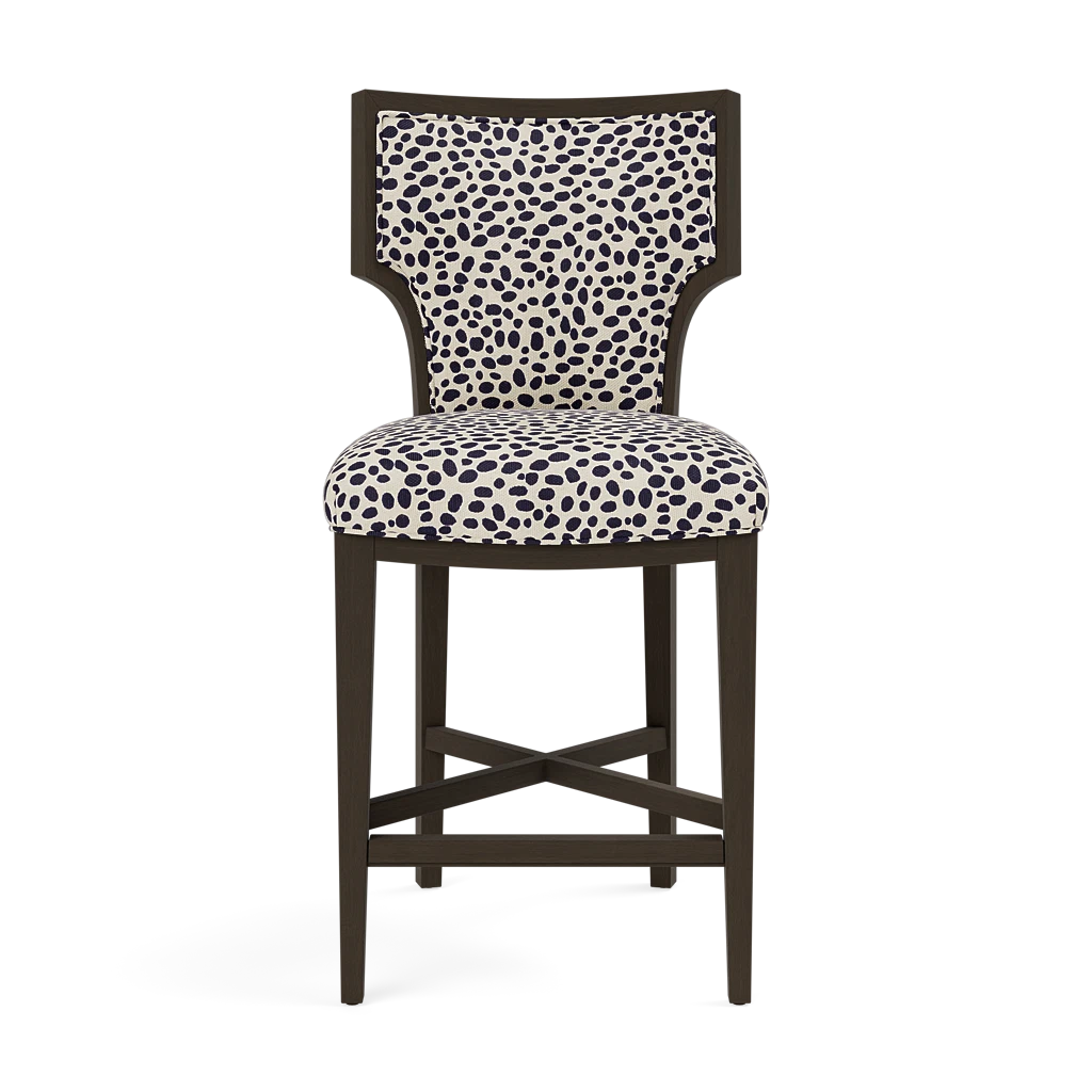 Carleen Counter Stool - Dark Gray Wood