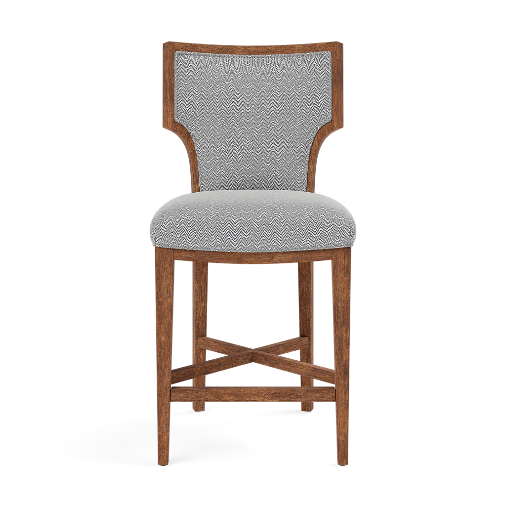 Carleen Counter Stool - Vintage Brown Wood