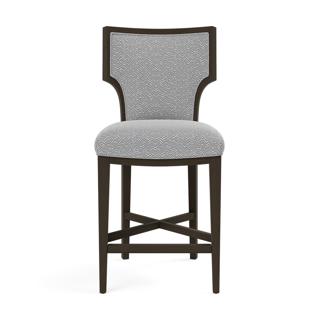 Carleen Counter Stool - Dark Gray Wood