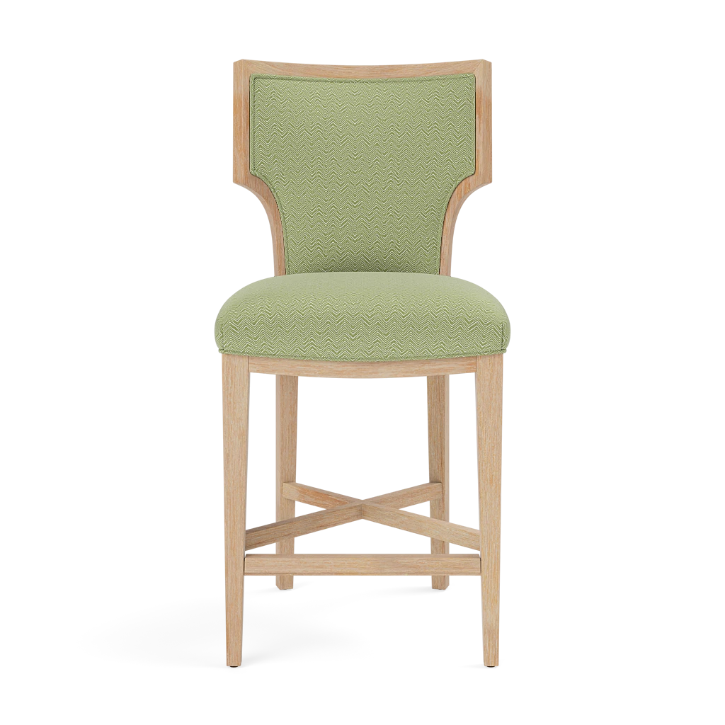 Carleen Counter Stool - Cerused White Oak