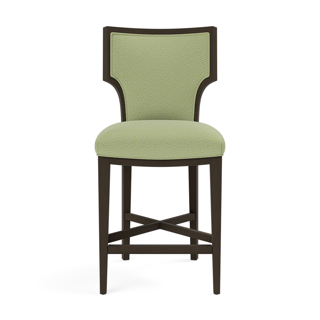 Carleen Counter Stool - Dark Gray Wood