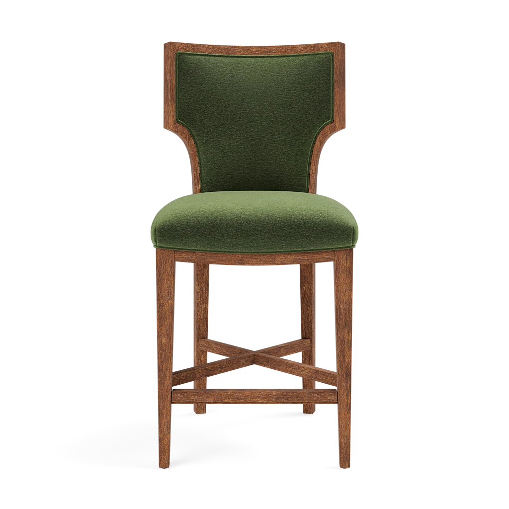 Carleen Counter Stool - Vintage Brown Wood