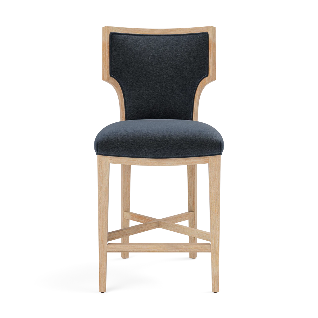 Carleen Counter Stool - Cerused White Oak