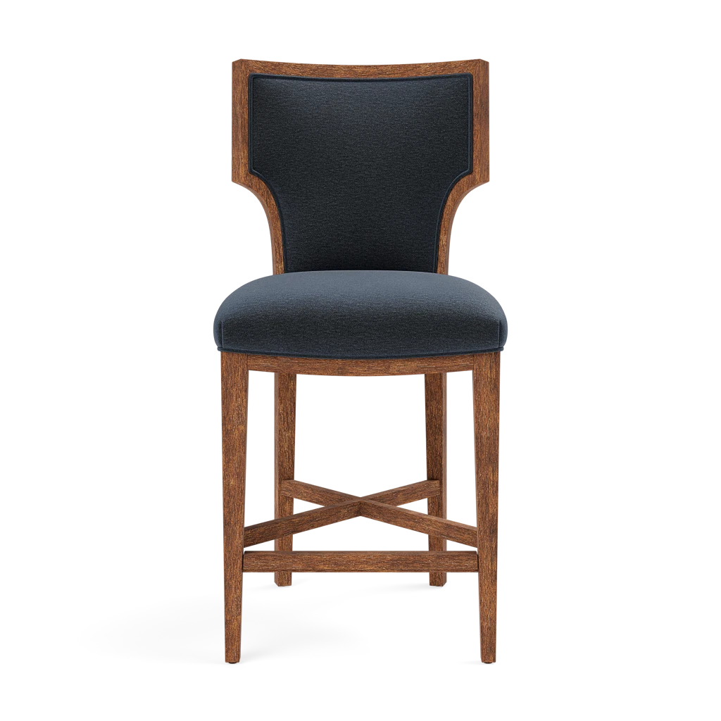 Carleen Counter Stool - Vintage Brown Wood