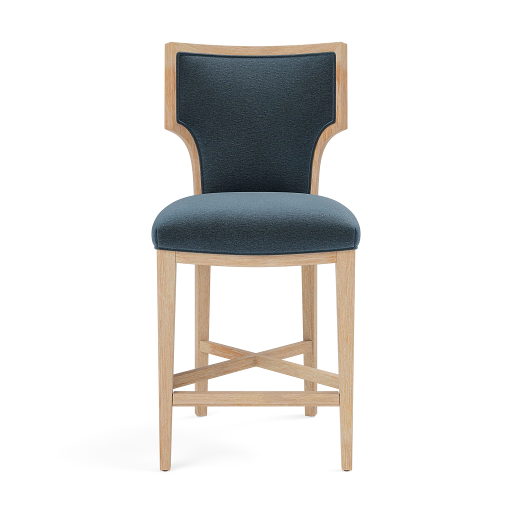 Carleen Counter Stool - Cerused White Oak