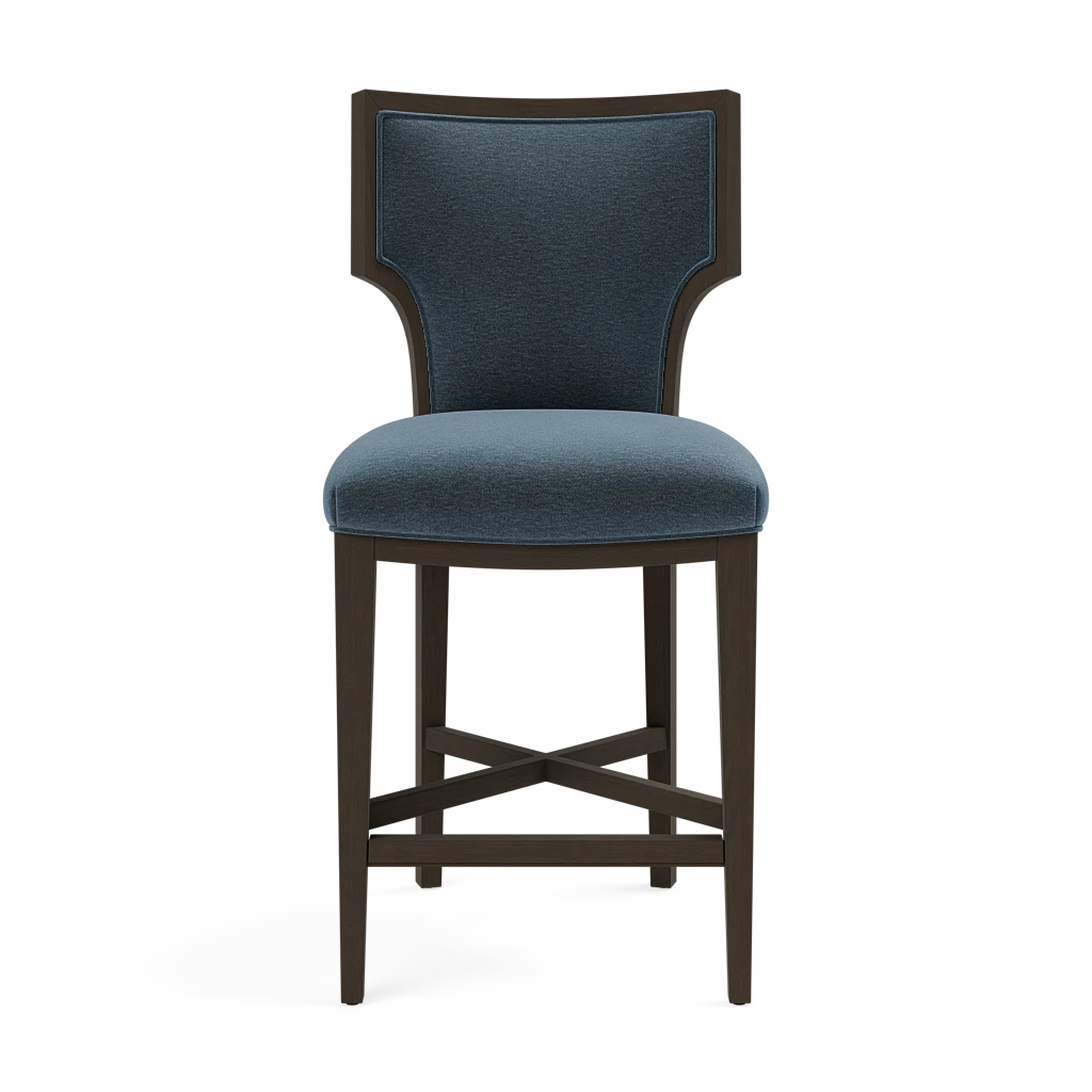 Carleen Counter Stool - Dark Gray Wood
