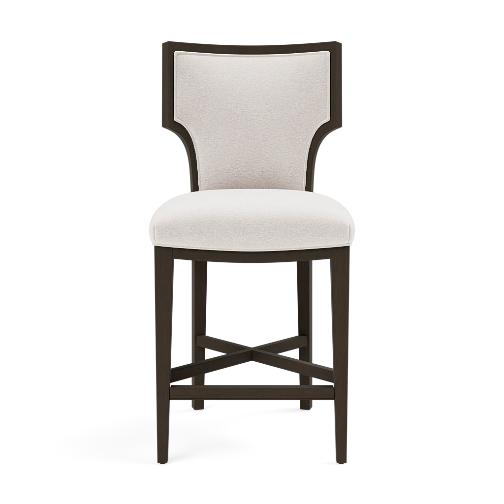 Carleen Counter Stool - Dark Gray Wood