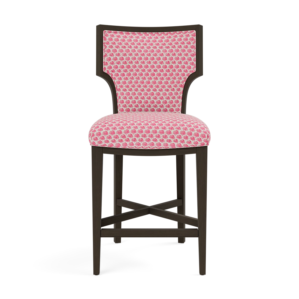 Carleen Counter Stool - Dark Gray Wood