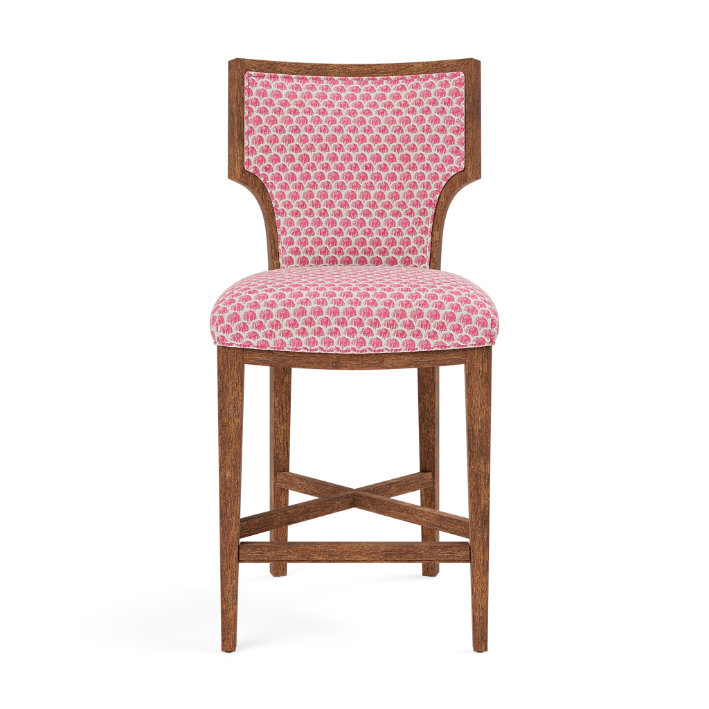 Carleen Counter Stool - Vintage Brown Wood