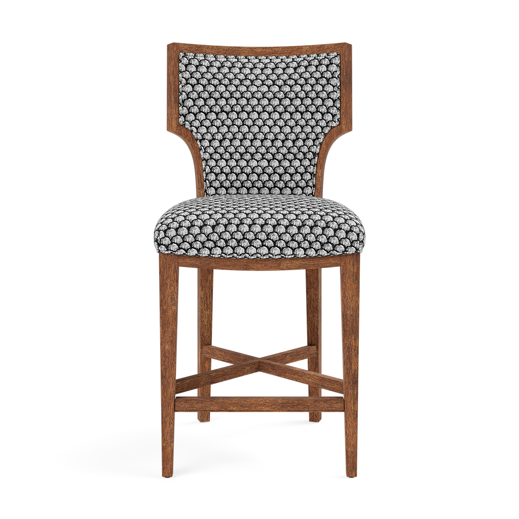 Carleen Counter Stool - Vintage Brown Wood