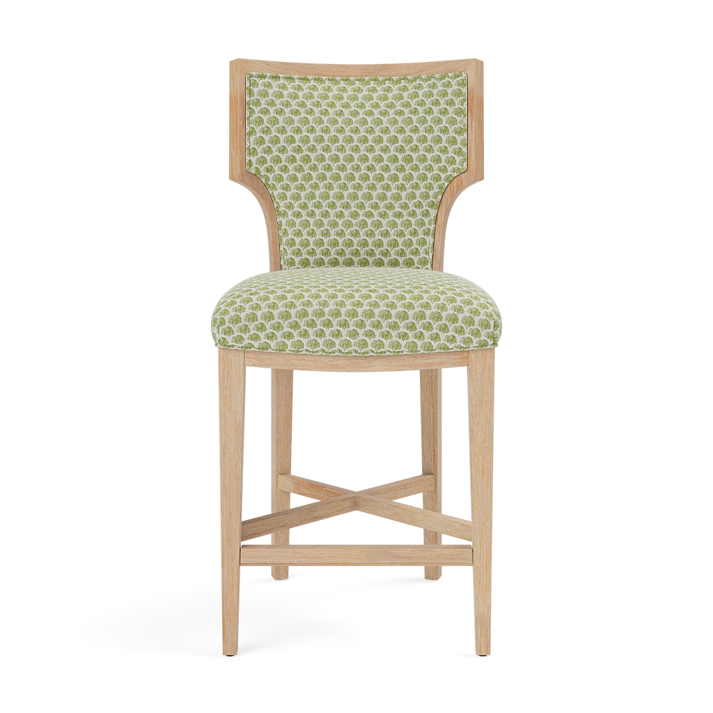 Carleen Counter Stool - Cerused White Oak