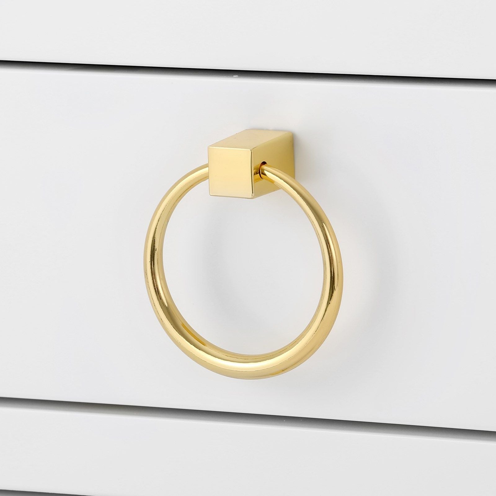 Jacqui Chiffon White Lacquered Side Table