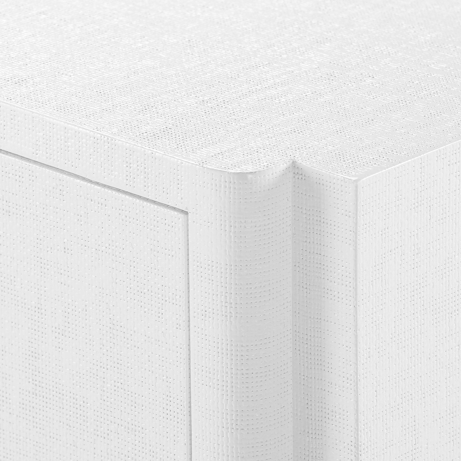 Pavel Chiffon White Side Table