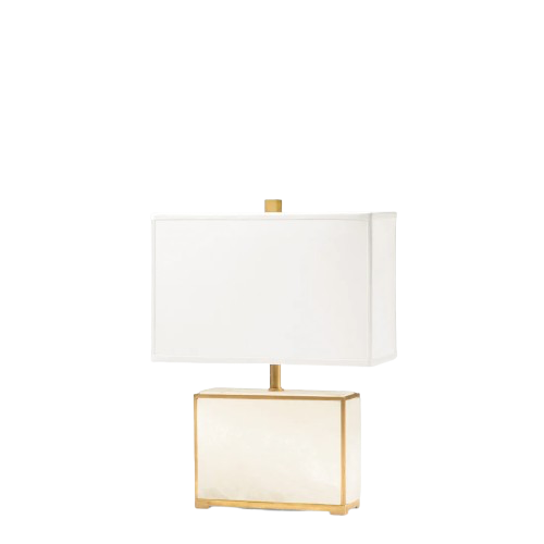 Porta Brass & Alabaster Lamp