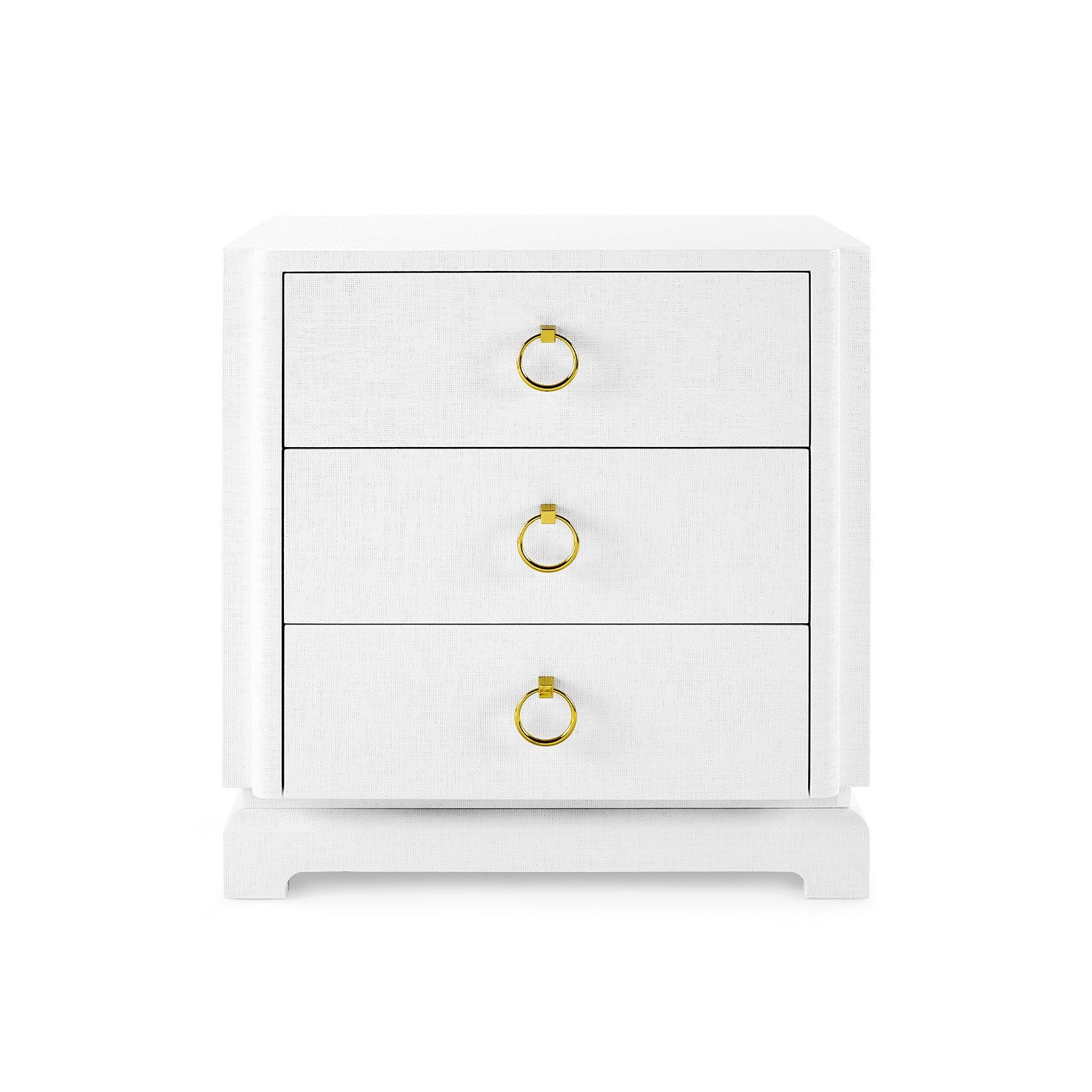 Pavel Chiffon White Side Table